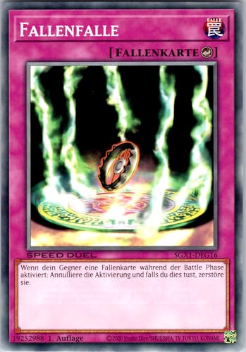 Fallenfalle - SGX1-DEG16 - Common - 1. Auflage - Deutsch - Yugioh - Speed Duel GX: Duel Academy Box - mit RC-Fieldcenter Fallenfalle - SGX1-DEG16 - Common - 1. Auflage - Deutsch - Yugioh - Speed Duel GX: Duel Academy Box - mit RC-Fieldcenter von RC