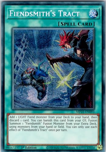 Fiendsmith's Tract - MP25-EN093 - Secret Rare - 1st Edition - English - Yugioh - 2025 Mega-Pack Tin - with RC Field Center von RC