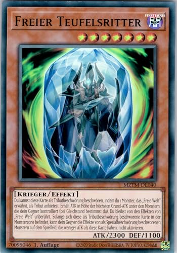 Freier Teufelsritter - MZTM-DE040 - Super Rare - 1. Auflage - Deutsch - Yugioh - Maze of The Master - mit RC-Fieldcenter von RC