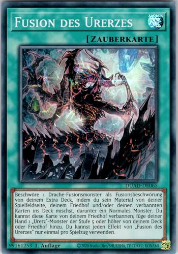 Fusion des Urerzes - DUAD-DE065 - Super Rare - 1. Auflage - Deutsch - Yugioh - Duelist's Advance - mit RC-Fieldcenter Fusion des Urerzes - DUAD-DE065 - Super Rare - 1. Auflage - Deutsch - Yugioh - Duelist's Advance - mit RC-Fieldcenter von RC