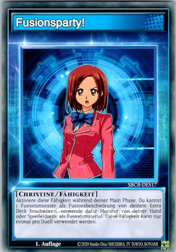 Fusionsparty! - SBCB-DES17 - Common - 1. Auflage - Deutsch - Yugioh - Speed Duel: Battle City Box - mit RC-Fieldcenter Fusionsparty! - SBCB-DES17 - Common - 1. Auflage - Deutsch - Yugioh - Speed Duel: Battle City Box - mit RC-Fieldcenter von RC