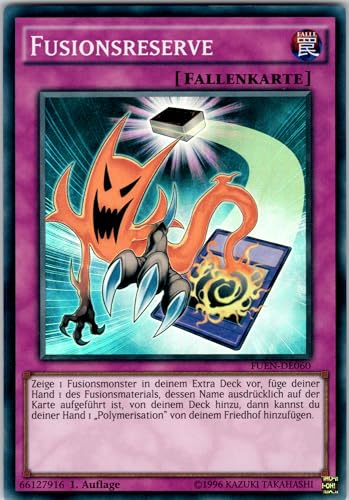 Fusionsreserve - FUEN-DE060 - Super Rare - 1. Auflage - Deutsch - Yugioh - Fusion Enforcers - mit RC-Fieldcenter von RC