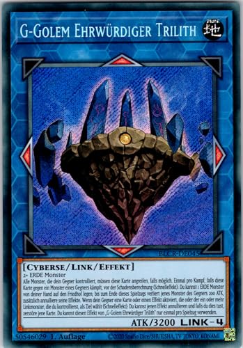 G-Golem Ehrwürdiger Trilith - BLCR-DE045 - Secret Rare - 1. Auflage - Deutsch - Yugioh - Battles of Legend: Crystal Revenge - mit RC-Fieldcenter G-Golem Ehrwürdiger Trilith - BLCR-DE045 - Secret Rare - 1. Auflage - Deutsch - Yugioh - Battles of Legend: Crystal Revenge - mit RC-Fieldcenter von RC