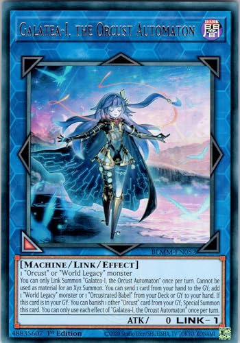 Galatea-I, The Orcust Automaton - BLMM-EN052 - Ultra Rare - 1st Edition - English - Yugioh - Battles of Legend: Monster Mayhem - with RC Field Center von RC