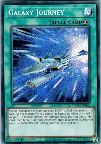 Galaxy Journey - BLMM-EN040 - Secret Rare - 1st Edition - English - Yugioh - Battles of Legend: Monster Mayhem - with RC Field Center von RC