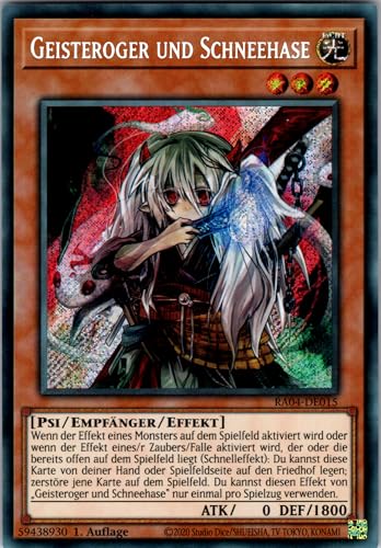 Geisteroger und Schneehase - RA04-DE015 - Secret Rare - 1. Auflage - Deutsch - Yugioh - Quarter Century Stampede - mit RC-Fieldcenter Geisteroger und Schneehase - RA04-DE015 - Secret Rare - 1. Auflage - Deutsch - Yugioh - Quarter Century Stampede - mit RC-Fieldcenter von RC