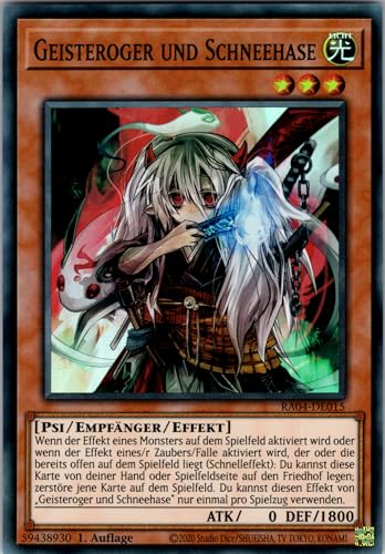 Geisteroger und Schneehase - RA04-DE015 - Super Rare - 1. Auflage - Deutsch - Yugioh - Quarter Century Stampede - mit RC-Fieldcenter Geisteroger und Schneehase - RA04-DE015 - Super Rare - 1. Auflage - Deutsch - Yugioh - Quarter Century Stampede - mit RC-Fieldcenter von RC