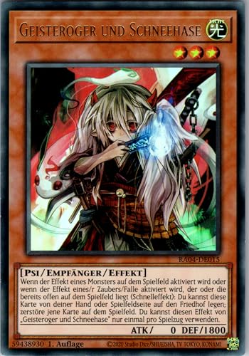 Geisteroger und Schneehase - RA04-DE015 - Ultra Rare - 1. Auflage - Deutsch - Yugioh - Quarter Century Stampede - mit RC-Fieldcenter Geisteroger und Schneehase - RA04-DE015 - Ultra Rare - 1. Auflage - Deutsch - Yugioh - Quarter Century Stampede - mit RC-Fieldcenter von RC