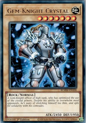Gem-Knight Crystal - BLMM-EN100 - Ultra Rare - 1st Edition - English - Yugioh - Battles of Legend: Monster Mayhem - with RC Field Center von RC