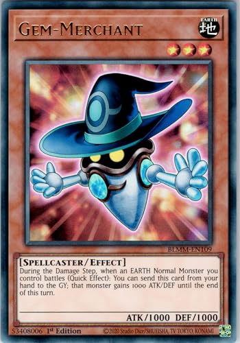 Gem-Merchant - BLMM-EN109 - Ultra Rare - 1st Edition - English - Yugioh - Battles of Legend: Monster Mayhem - with RC Field Center von RC