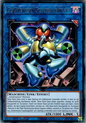 Gerätewesen Staubsaugofant - BLAR-DE040 - Ultra Rare - 1. Auflage - Deutsch - Yugioh - Battles of Legend: Armageddon - mit RC-Fieldcenter von RC