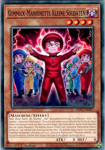 Gimmick-Marionette Kleine Soldaten - INFO-DE007 - Common - 1. Auflage - Deutsch - Yugioh - The Infinite Forbidden - mit RC-Fieldcenter von RC