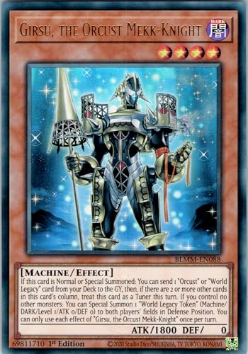 Girsu, The Orcust Mekk-Knight - BLMM-EN088 - Ultra Rare - 1st Edition - English - Yugioh - Battles of Legend: Monster Mayhem - with RC Field Center von RC