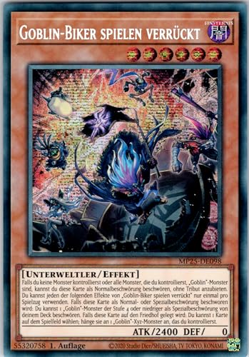 Goblin-Biker Spielen verrückt - MP25-DE098 - Secret Rare - 1. Auflage - Deutsch - Yugioh - 2025 Mega-Pack Tin - mit RC-Fieldcenter Goblin-Biker Spielen verrückt - MP25-DE098 - Secret Rare - 1. Auflage - Deutsch - Yugioh - 2025 Mega-Pack Tin - mit RC-Fieldcenter von RC
