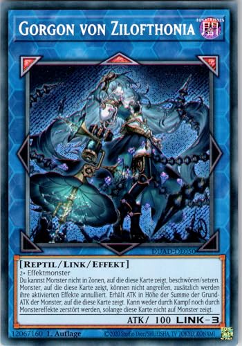 Gorgon von Zilofthonia - DUAD-DE050 - Secret Rare - 1. Auflage - Deutsch - Yugioh - Duelist's Advance - mit RC-Fieldcenter Gorgon von Zilofthonia - DUAD-DE050 - Secret Rare - 1. Auflage - Deutsch - Yugioh - Duelist's Advance - mit RC-Fieldcenter von RC