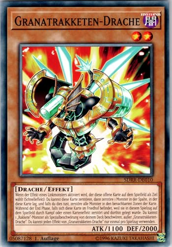 Granatrakketen-Drache - SDRR-DE010 - Common - 1. Auflage - Deutsch - Yugioh - Structure Deck: Rokket Revolt - mit RC-Fieldcenter von RC
