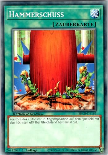 Hammerschuss - SBCB-DE162 - Common - 1. Auflage - Deutsch - Yugioh - Speed Duel: Battle City Box - mit RC-Fieldcenter Hammerschuss - SBCB-DE162 - Common - 1. Auflage - Deutsch - Yugioh - Speed Duel: Battle City Box - mit RC-Fieldcenter von RC