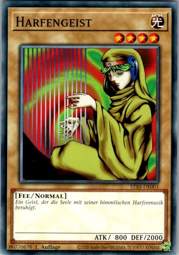 Harfengeist - STAS-DE003 - Common - 1. Auflage - Deutsch - Yugioh - 2-Player Starter Set - mit RC-Fieldcenter von RC