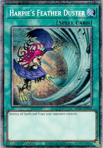 Harpie's Feather Duster - MP25-EN016 - Starlight Rare - 1st Edition - English - Yugioh - 2025 Mega-Pack Tin - with RC Field Center von RC