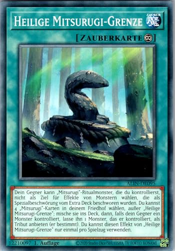 Heilige Mitsurugi-Grenze - ALIN-DE095 - Common - 1. Auflage - Deutsch - Yugioh - Alliance Insight - mit RC-Fieldcenter Heilige Mitsurugi-Grenze - ALIN-DE095 - Common - 1. Auflage - Deutsch - Yugioh - Alliance Insight - mit RC-Fieldcenter von RC