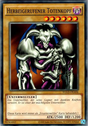 Herbeigerufener Totenkopf - YGLD-DEA06 - Common - Deutsch - Yugioh - Yugi's Legendary Decks - mit RC-Fieldcenter Herbeigerufener Totenkopf - YGLD-DEA06 - Common - Deutsch - Yugioh - Yugi's Legendary Decks - mit RC-Fieldcenter von RC