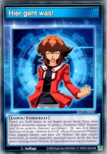 Hier geht was! - SGX1-DES01 - Common - 1. Auflage - Deutsch - Yugioh - Speed Duel GX: Duel Academy Box - mit RC-Fieldcenter Hier geht was! - SGX1-DES01 - Common - 1. Auflage - Deutsch - Yugioh - Speed Duel GX: Duel Academy Box - mit RC-Fieldcenter von RC