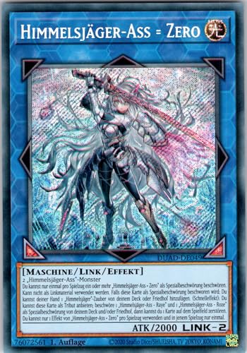 Himmelsjäger-Ass = Zero - DUAD-DE049 - Secret Rare - 1. Auflage - Deutsch - Yugioh - Duelist's Advance - mit RC-Fieldcenter Himmelsjäger-Ass = Zero - DUAD-DE049 - Secret Rare - 1. Auflage - Deutsch - Yugioh - Duelist's Advance - mit RC-Fieldcenter von RC