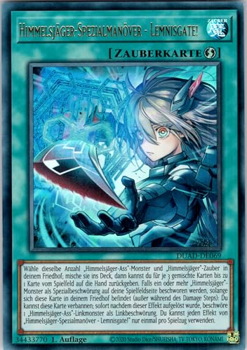 Himmelsjäger-Spezialmanöver - Lemnisgate! - DUAD-DE069 - Ultra Rare - 1. Auflage - Deutsch - Yugioh - Duelist's Advance - mit RC-Fieldcenter Himmelsjäger-Spezialmanöver - Lemnisgate! - DUAD-DE069 - Ultra Rare - 1. Auflage - Deutsch - Yugioh - Duelist's Advance - mit RC-Fieldcenter von RC