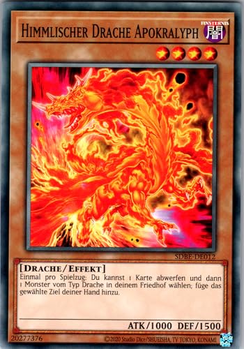 Himmlischer Drache Apokralyph - SDBE-DE012 - Common - Deutsch - Structure Deck: Saga of Blue-Eyes White Dragon - mit RC-Fieldcenter Himmlischer Drache Apokralyph - SDBE-DE012 - Common - Deutsch - Structure Deck: Saga of Blue-Eyes White Dragon - mit RC-Fieldcenter von RC
