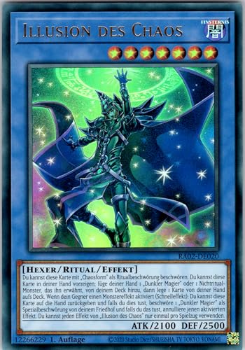 Illusion des Chaos - RA02-DE020 - Ultra Rare - 1. Auflage - Deutsch - Yugioh - 25th Anniversary Rarity Collection II - mit RC-Fieldcenter von RC