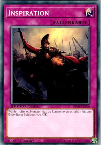 Inspiration - SBCB-DE106 - Common - 1. Auflage - Deutsch - Yugioh - Speed Duel: Battle City Box - mit RC-Fieldcenter Inspiration - SBCB-DE106 - Common - 1. Auflage - Deutsch - Yugioh - Speed Duel: Battle City Box - mit RC-Fieldcenter von RC