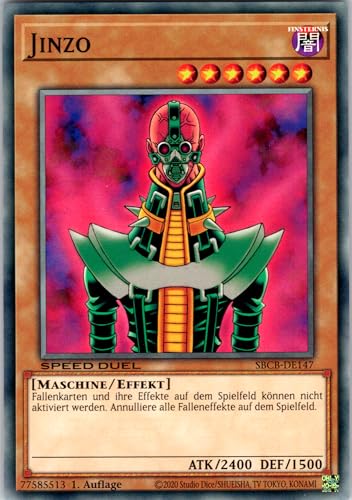 Jinzo - SBCB-DE147 - Common - 1. Auflage - Deutsch - Yugioh - Speed Duel: Battle City Box - mit RC-Fieldcenter Jinzo - SBCB-DE147 - Common - 1. Auflage - Deutsch - Yugioh - Speed Duel: Battle City Box - mit RC-Fieldcenter von RC