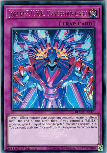 Joruri-P.U.N.K. Dangerous Gabu - BLMM-EN081 - Ultra Rare - 1st Edition - English - Yugioh - Battles of Legend: Monster Mayhem - with RC Field Center von RC