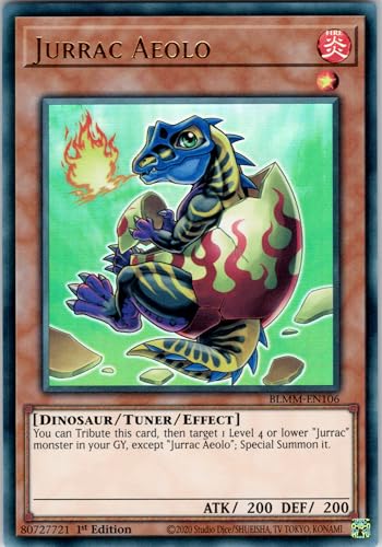 Jurrac Aeolo - BLMM-EN106 - Ultra Rare - 1st Edition - English - Yugioh - Battles of Legend: Monster Mayhem - with RC Field Center von RC