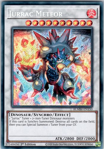 Jurrac Meteor - BLMM-EN150 - Secret Rare - 1st Edition - English - Yugioh - Battles of Legend: Monster Mayhem - with RC Field Center von RC