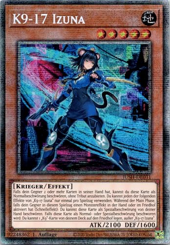 K9-17 Izuna - JUSH-DE031 - Starlight Rare - 1. Auflage - Deutsch - Yugioh - Justice Hunters - mit RC-Fieldcenter K9-17 Izuna - JUSH-DE031 - Starlight Rare - 1. Auflage - Deutsch - Yugioh - Justice Hunters - mit RC-Fieldcenter von RC