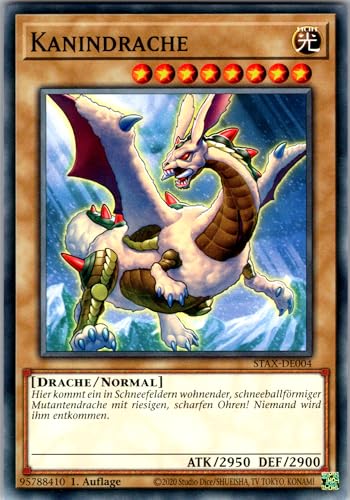 Kanindrache - STAX-DE004 - Common - 1. Auflage - Deutsch - Yugioh - 2-Player Starter Set - mit RC-Fieldcenter von RC