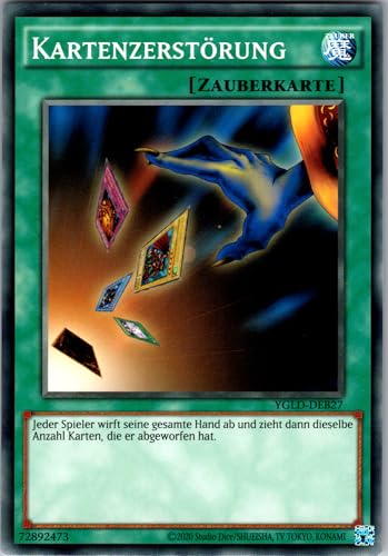 Kartenzerstörung - YGLD-DEB27 - Common - Deutsch - Yugioh - Yugi's Legendary Decks - mit RC-Fieldcenter Kartenzerstörung - YGLD-DEB27 - Common - Deutsch - Yugioh - Yugi's Legendary Decks - mit RC-Fieldcenter von RC