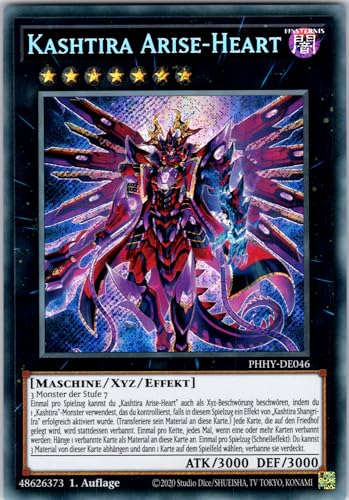 Kashtira Arise-Heart - PHHY-DE046 - Secret Rare - 1. Auflage - Deutsch - Yugioh - Photon Hypernova - mit RC-Fieldcenter von RC