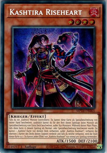 Kashtira Riseheart - MP24-DE065 - Secret Rare - 1. Auflage - Deutsch - Yugioh - 25th Anniversary Tin: Dueling Mirrors - mit RC-Fieldcenter von RC