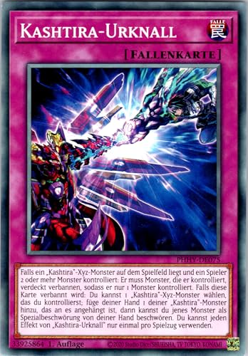 Kashtira-Urknall - PHHY-DE075 - Common - 1. Auflage - Deutsch - Yugioh - Photon Hypernova - mit RC-Fieldcenter von RC