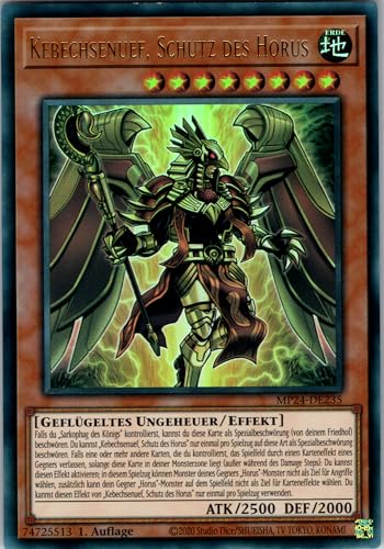 Kebechsenuef, Schutz des Horus - MP24-DE235 - Ultra Rare - 1. Auflage - Deutsch - Yugioh - 25th Anniversary Tin: Dueling Mirrors - mit RC-Fieldcenter von RC