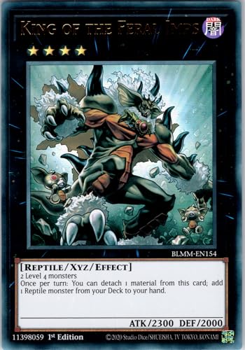 King of The Feral Imps - BLMM-EN154 - Ultra Rare - 1st Edition - English - Yugioh - Battles of Legend: Monster Mayhem - with RC Field Center von RC