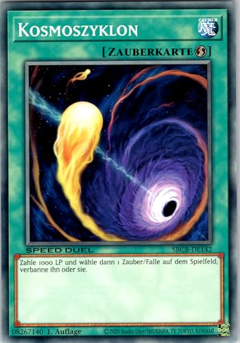 Kosmoszyklon - SBCB-DE142 - Common - 1. Auflage - Deutsch - Yugioh - Speed Duel: Battle City Box - mit RC-Fieldcenter Kosmoszyklon - SBCB-DE142 - Common - 1. Auflage - Deutsch - Yugioh - Speed Duel: Battle City Box - mit RC-Fieldcenter von RC