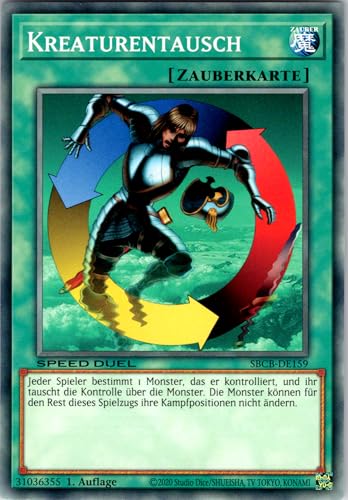 Kreaturentausch - SBCB-DE159 - Common - 1. Auflage - Deutsch - Yugioh - Speed Duel: Battle City Box - mit RC-Fieldcenter Kreaturentausch - SBCB-DE159 - Common - 1. Auflage - Deutsch - Yugioh - Speed Duel: Battle City Box - mit RC-Fieldcenter von RC