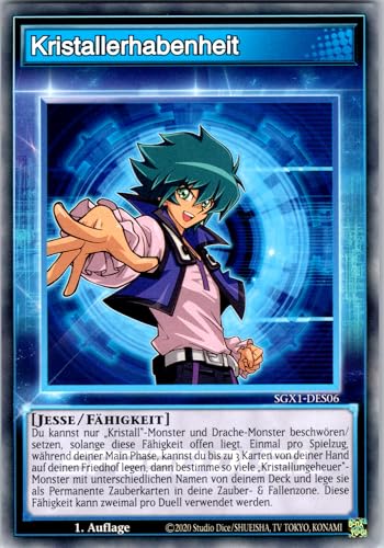 Kristallerhabenheit - SGX1-DES06 - Common - 1. Auflage - Deutsch - Yugioh - Speed Duel GX: Duel Academy Box - mit RC-Fieldcenter Kristallerhabenheit - SGX1-DES06 - Common - 1. Auflage - Deutsch - Yugioh - Speed Duel GX: Duel Academy Box - mit RC-Fieldcenter von RC
