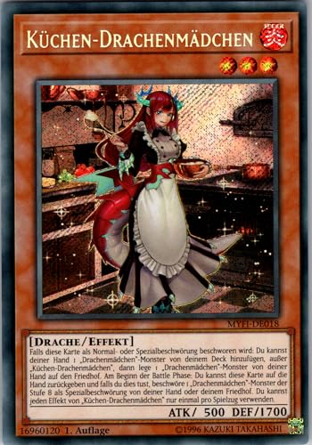 Küchen-Drachenmädchen - MYFI-DE018 - Secret Rare - 1. Auflage - Deutsch - Yugioh - Mystic Fighters - mit RC-Fieldcenter Küchen-Drachenmädchen - MYFI-DE018 - Secret Rare - 1. Auflage - Deutsch - Yugioh - Mystic Fighters - mit RC-Fieldcenter von RC