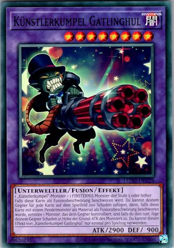 Künstlerkumpel Gatlinghul - LEDD-DEC28 - Common - Deutsch - Legendary Dragon Decks - mit RC-Fieldcenter von RC
