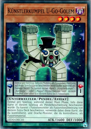 Künstlerkumpel U-Go-Golem - LEDD-DEC10 - Common - Deutsch - Legendary Dragon Decks - mit RC-Fieldcenter von RC