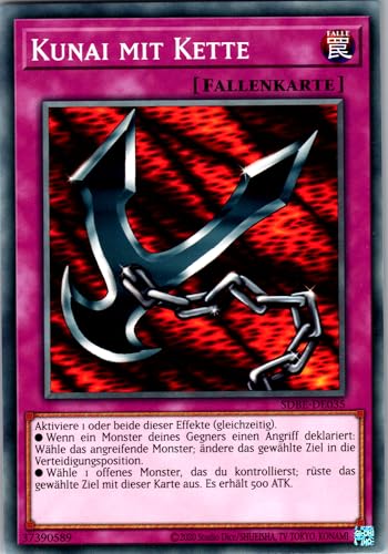 Kunai mit Kette - SDBE-DE035 - Common - Deutsch - Structure Deck: Saga of Blue-Eyes White Dragon - mit RC-Fieldcenter Kunai mit Kette - SDBE-DE035 - Common - Deutsch - Structure Deck: Saga of Blue-Eyes White Dragon - mit RC-Fieldcenter von RC